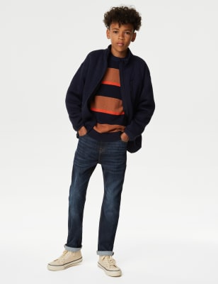 

Boys M&S Collection Mini Me Borg Lined Fleece Jacket (6-16 Yrs) - Navy, Navy