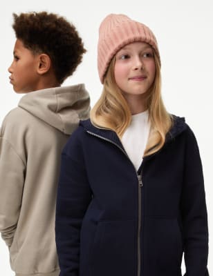 Unisex Cotton Rich Zip Through Hooded (6-16 Yrs) - ID