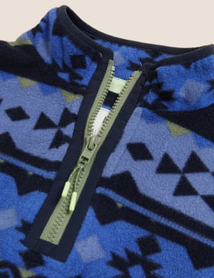 

Boys M&S Collection Geometric Fleece (6-16 Yrs) - Navy Mix, Navy Mix