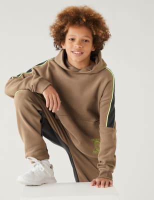 

Boys M&S Collection Cotton Rich Hoodie (6-16 Yrs) - Coffee, Coffee