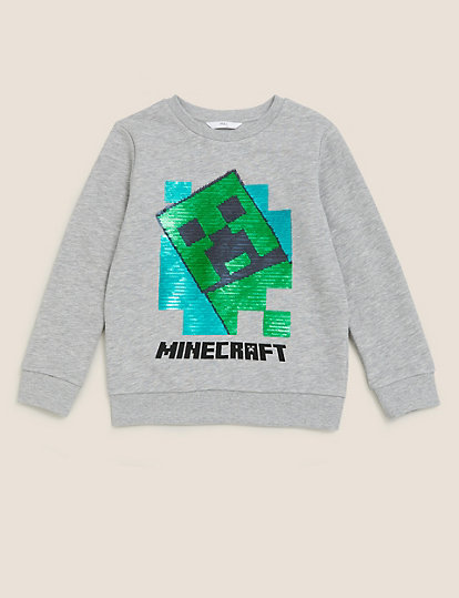 Minecraft™ Reversible Sequin Sweatshirt