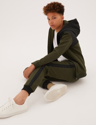 

Boys M&S Collection Cotton Rich Hoodie (6-16 Yrs) - Khaki, Khaki
