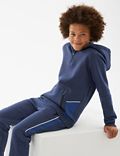 Pure Cotton Zip Tricot Hoodie (6-16 Yrs)