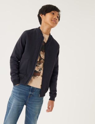 

M&S Collection Chaqueta bomber de algodón (6-16 años) - Charcoal, Charcoal