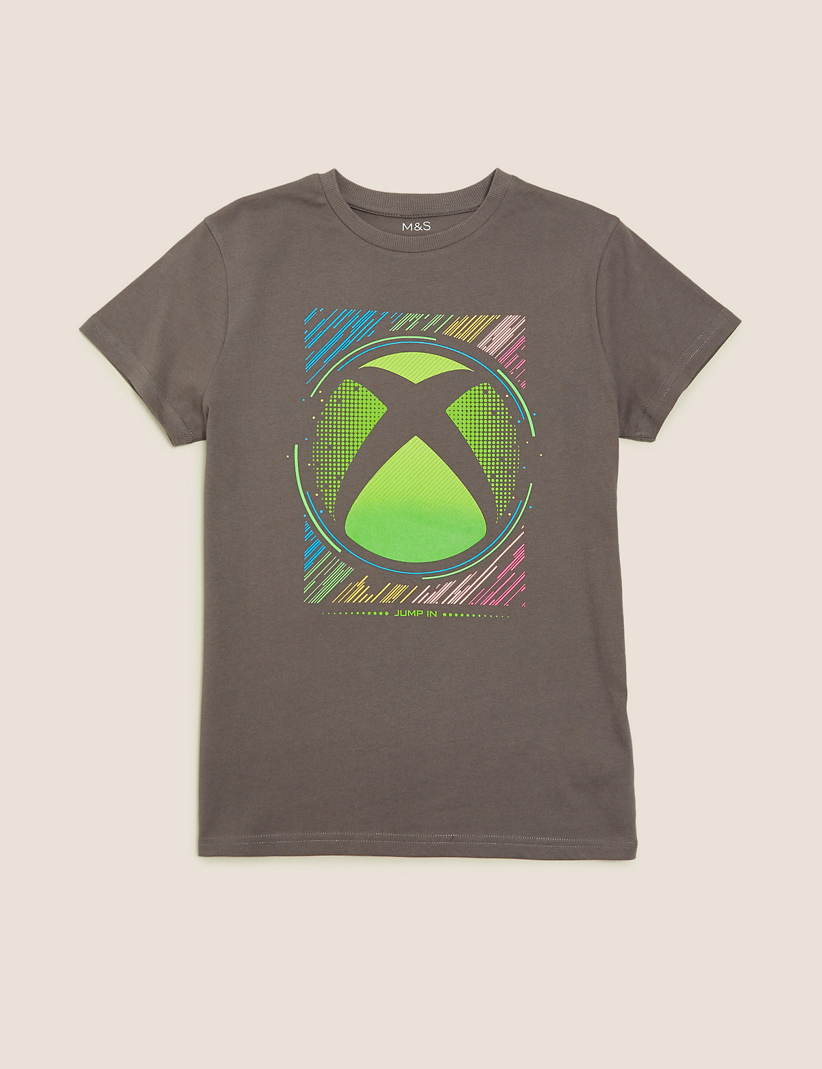 Pure Cotton Xbox Patterned T-Shirt