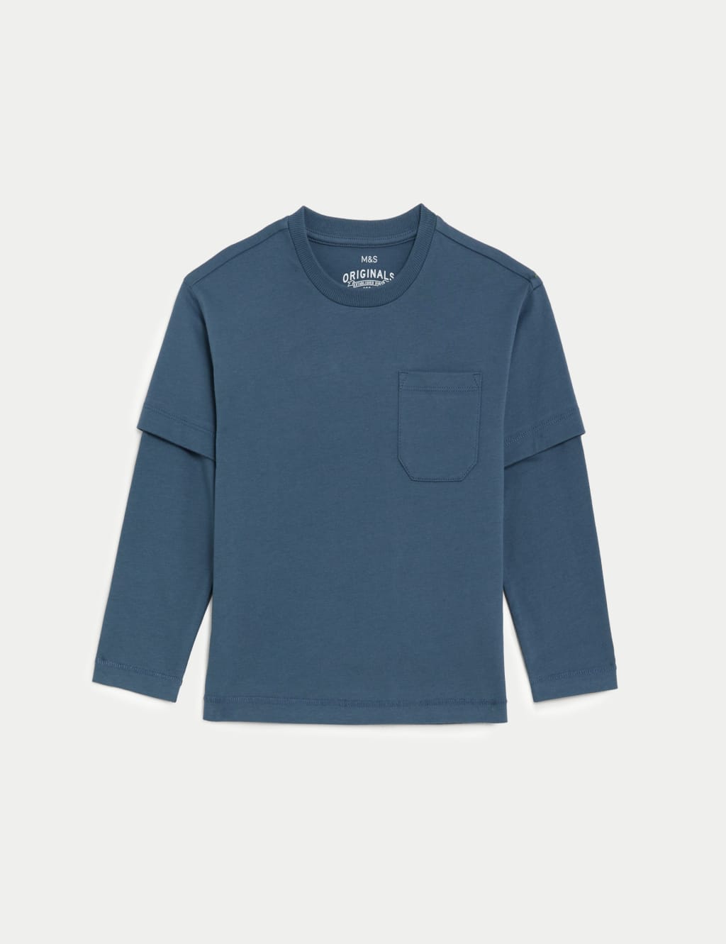 Pure Cotton Mock Sleeve Top (6-16 Yrs) image 2