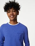 Pure Cotton Textured Top (6-16 Yrs)