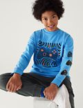 Pure Cotton Gaming Print Top (6-16 Yrs)