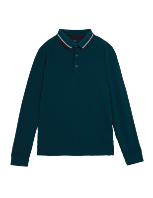 

M&S Collection Polo 100% algodón (6-16 años) - Petrol Green, Petrol Green