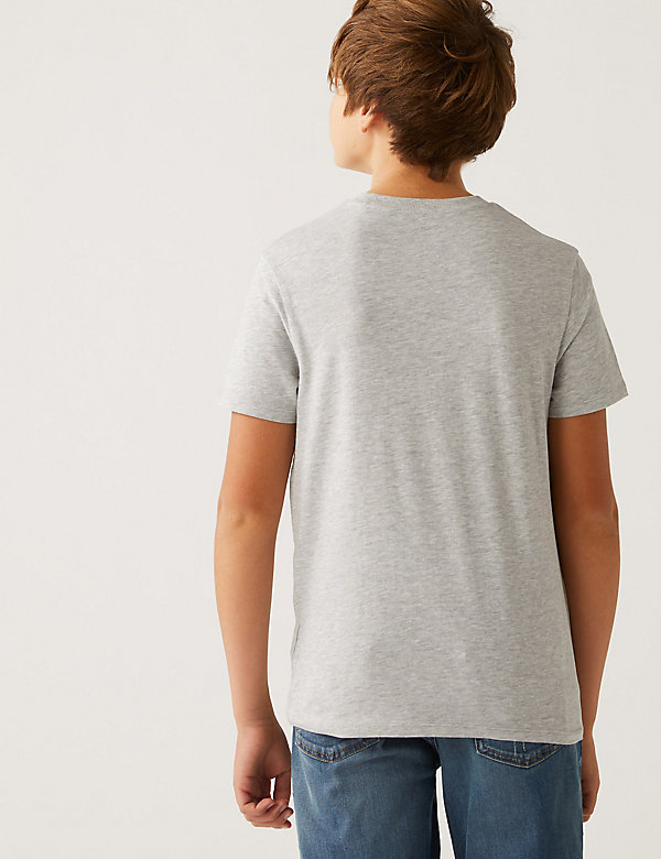 3pk Cotton Rich Assorted T-Shirts (6-16 Yrs) - FI