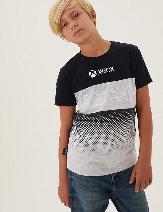 Pure Cotton Xbox™ Logo T-Shirt (6-16 Yrs)