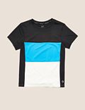 Colour Block Active T-Shirt (6-14 Yrs)
