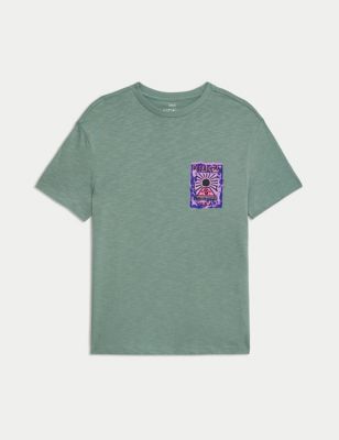 

Boys M&S Collection Pasadena Graphic T-shirt (6-16 Yrs) - Khaki, Khaki