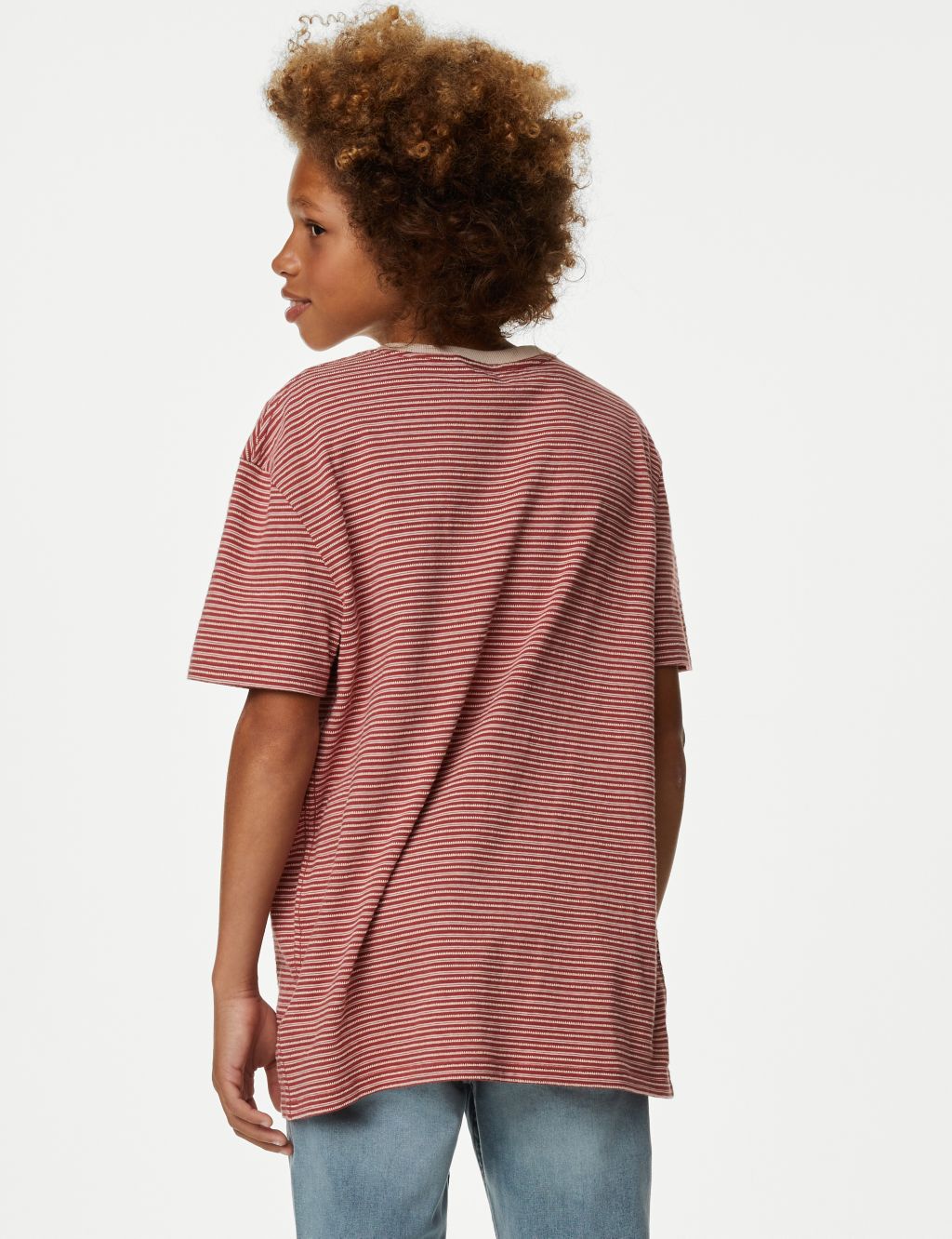 Pure Cotton Striped T-Shirt (6-16 Yrs) image 4