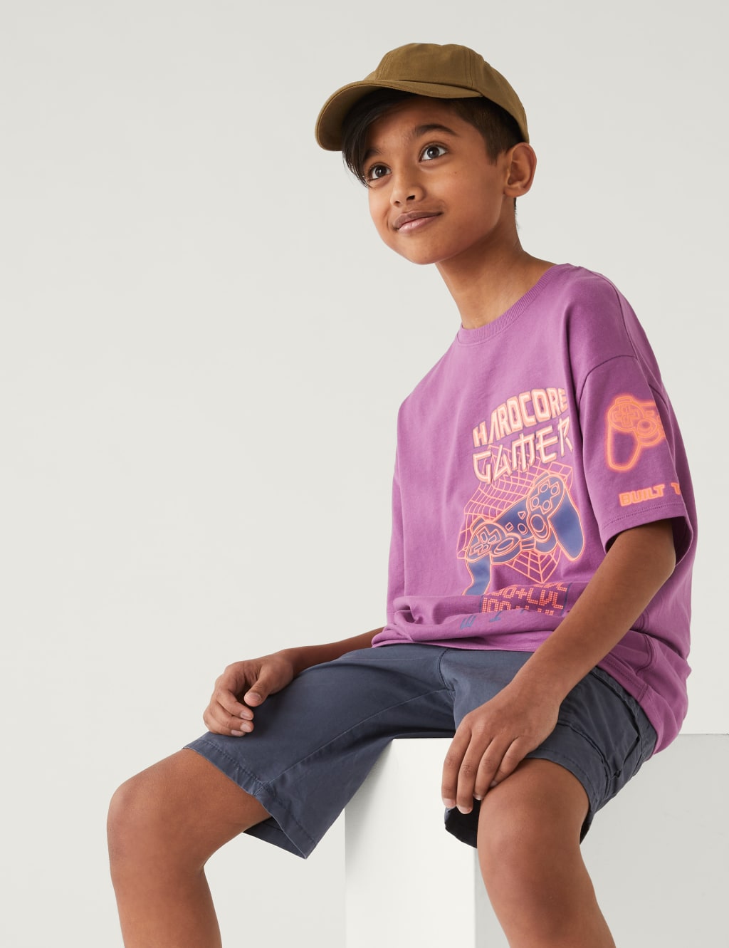 Pure Cotton Gaming Graphic T-Shirt (6-16 Yrs) image 2