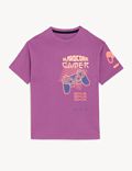 Pure Cotton Gaming Graphic T-Shirt