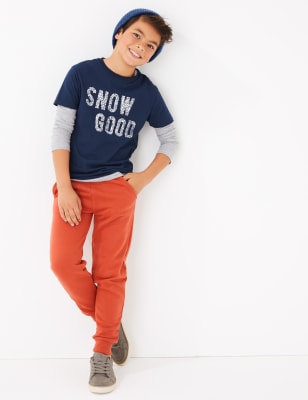 &Beta;&alpha;&mu;&beta;&alpha;&kappa;&epsilon;&rho;ό t-shirt "Snow Good" (3-16 &epsilon;&tau;ώ&nu;)