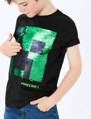 minecraft sequin t shirt