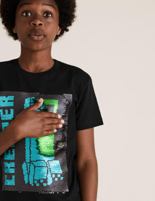 Minecraft store sequin shirt