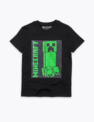 minecraft sequin t shirt