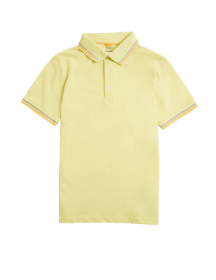 

Boys M&S Collection Pure Cotton Polo Shirt (6-16 Yrs) - Yellow, Yellow