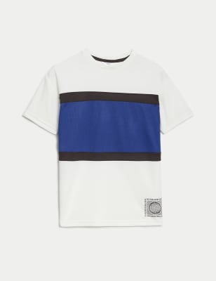 Striped Mesh T-Shirt (6-16 Yrs)