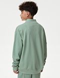 Pure Cotton Zip Sweatshirt (6-16 Yrs)