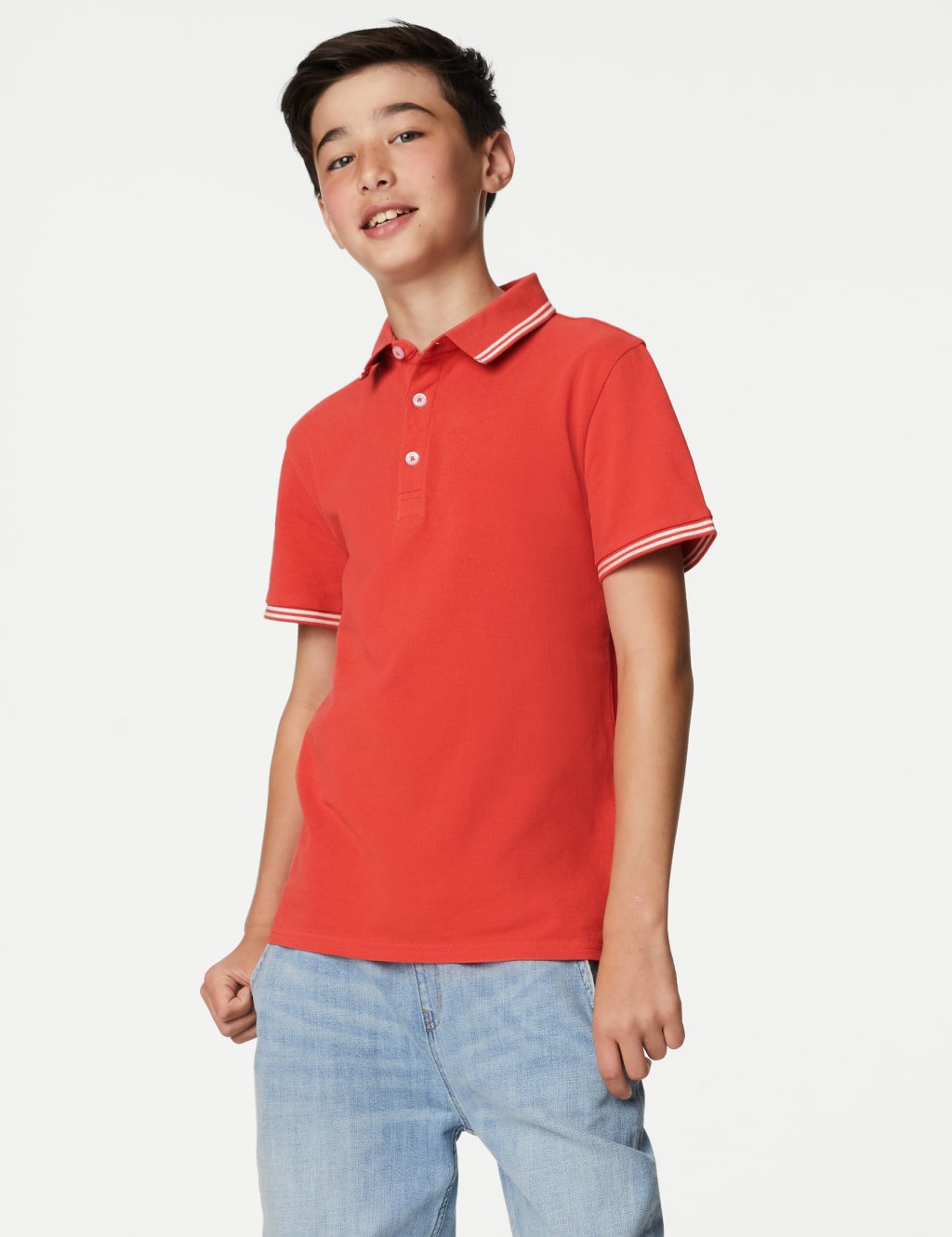 Pure Cotton Polo Shirt (6-16 Yrs) image 1