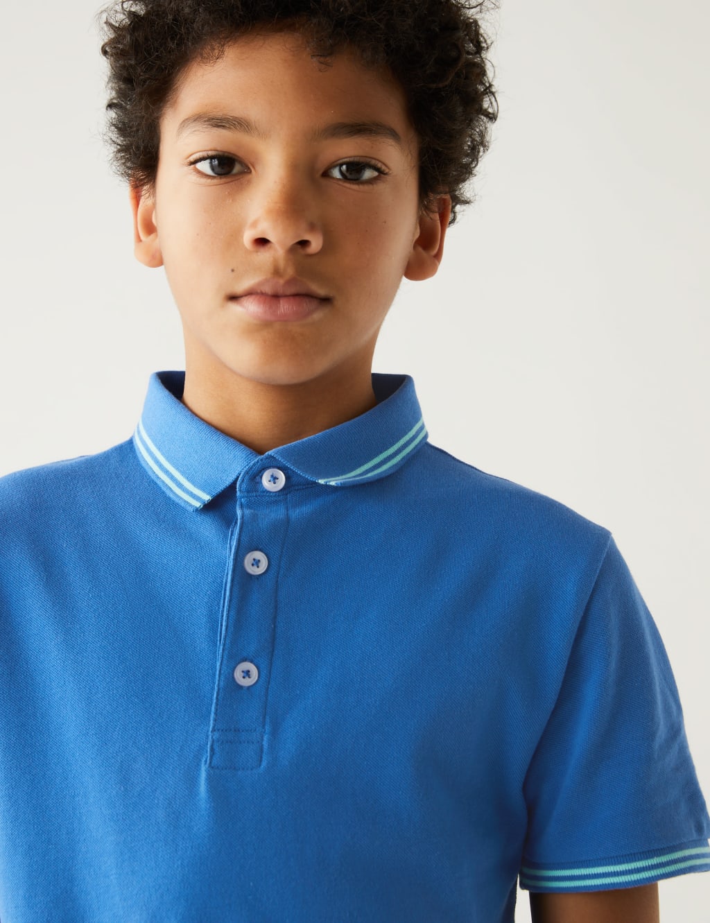Pure Cotton Polo Shirt (6-16 Yrs) image 2