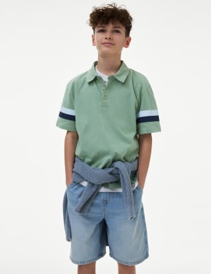 Pure Cotton Polo Shirt (6-16 Yrs)