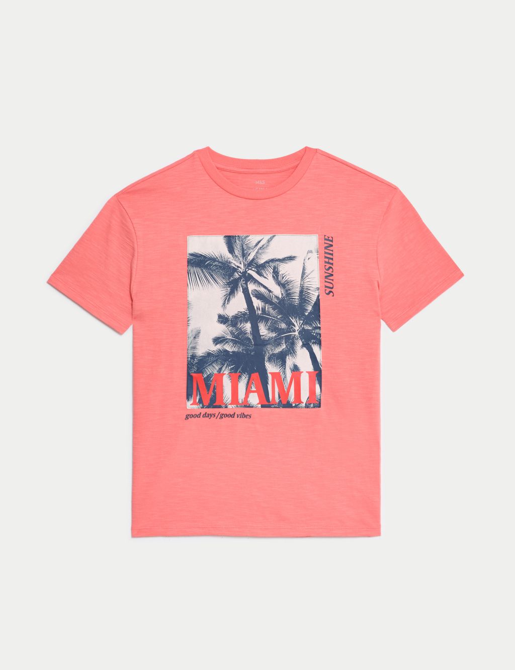 Pure Cotton Miami T-shirt (6-15 Yrs)