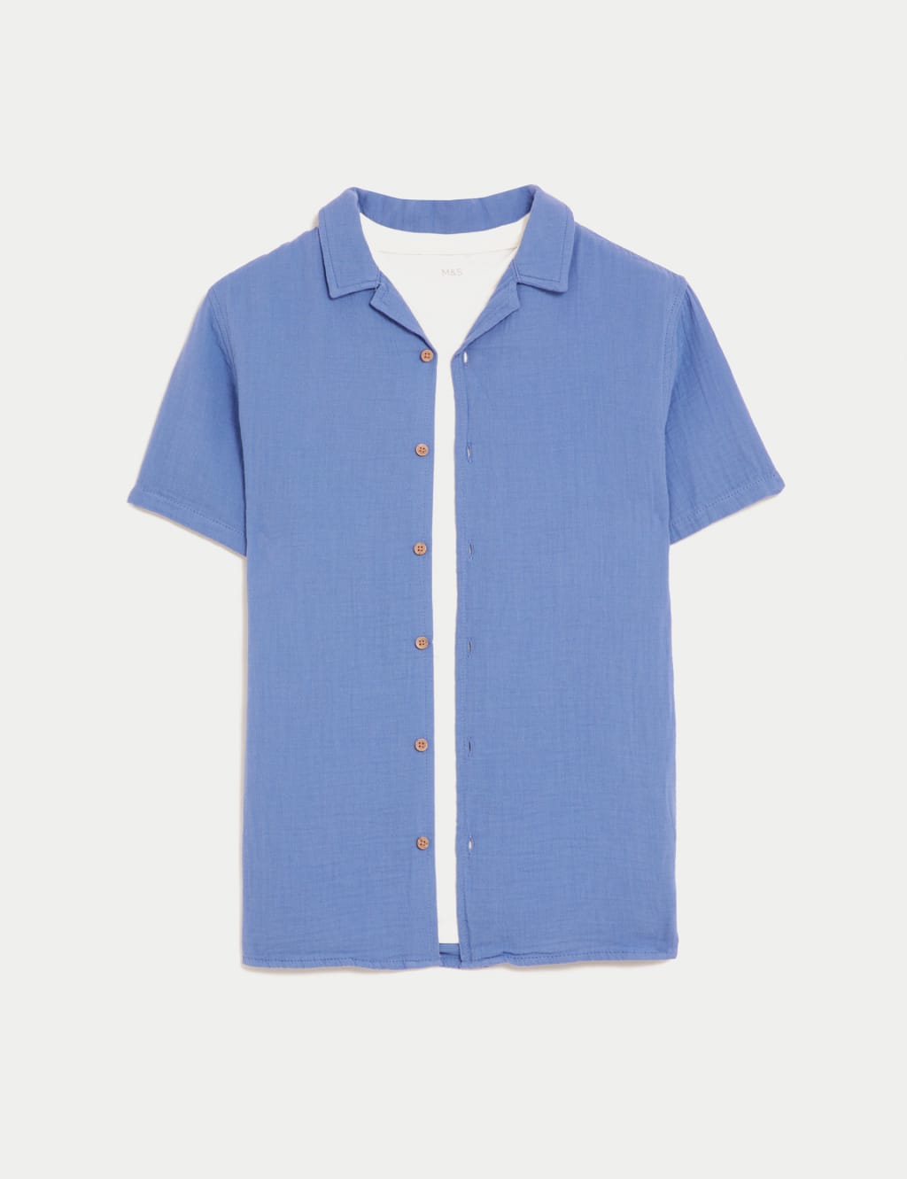 2pc Pure Cotton Shirt & T-Shirt Set (6-16 Yrs) image 2