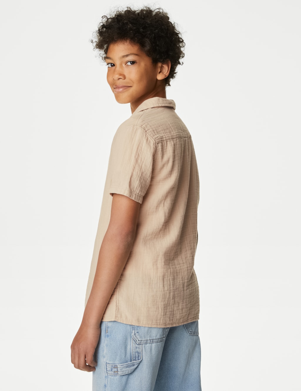 2pc Pure Cotton Shirt & T-Shirt Set (6-16 Yrs) image 5