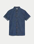 Pure Cotton Denim Shirt (6-16 Yrs)