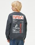 Katoenrijke NASA™-sweater (6-16 jaar)
