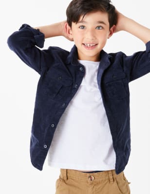 T-shirt et chemise en velours c&ocirc;tel&eacute; (du 3 au 16&nbsp;ans)