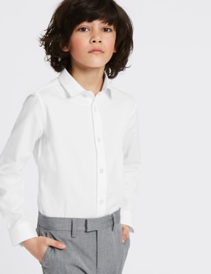 Pure Cotton Textured Shirt (3-16 Years)