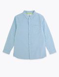 Cotton Horizontal Striped Shirt (6-16 Years)