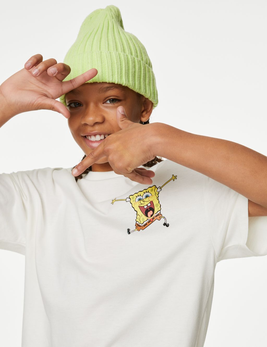 Pure Cotton SpongeBob SquarePants™ T-Shirt (6-16 Yrs) image 3