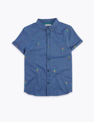 Cotton Pineapple Shirt (6-16 Yrs) 