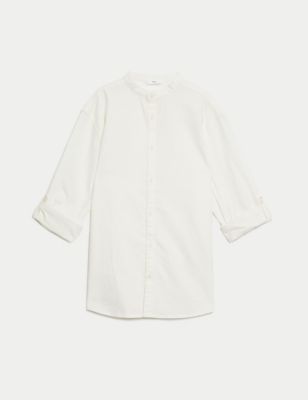 Cotton Rich Grandad Shirt (6-16 Yrs)