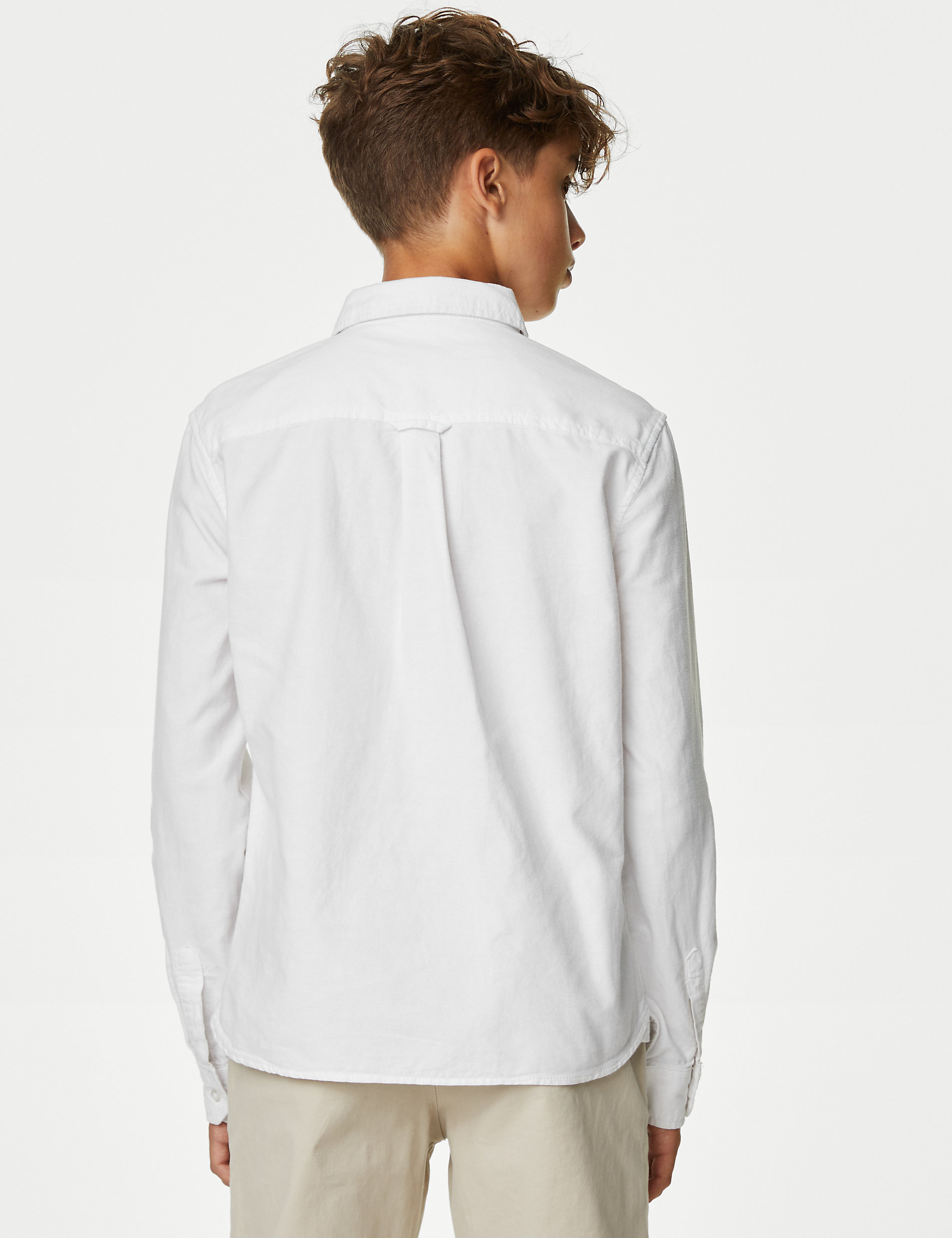 Pure Cotton Oxford Shirt (6-16 Yrs)