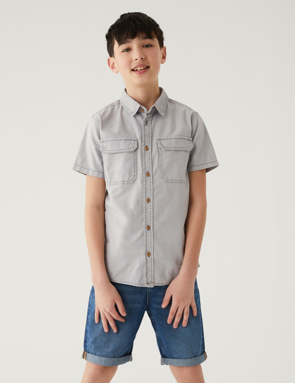 Pure Cotton Shirt (6-16 Yrs) image 1