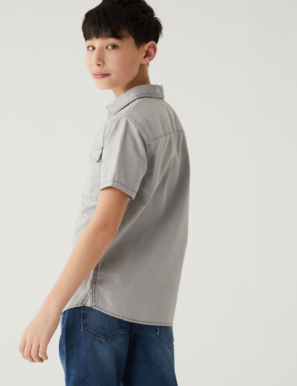 Pure Cotton Shirt (6-16 Yrs) image 3