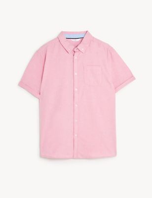 Pure Cotton Plain Shirt