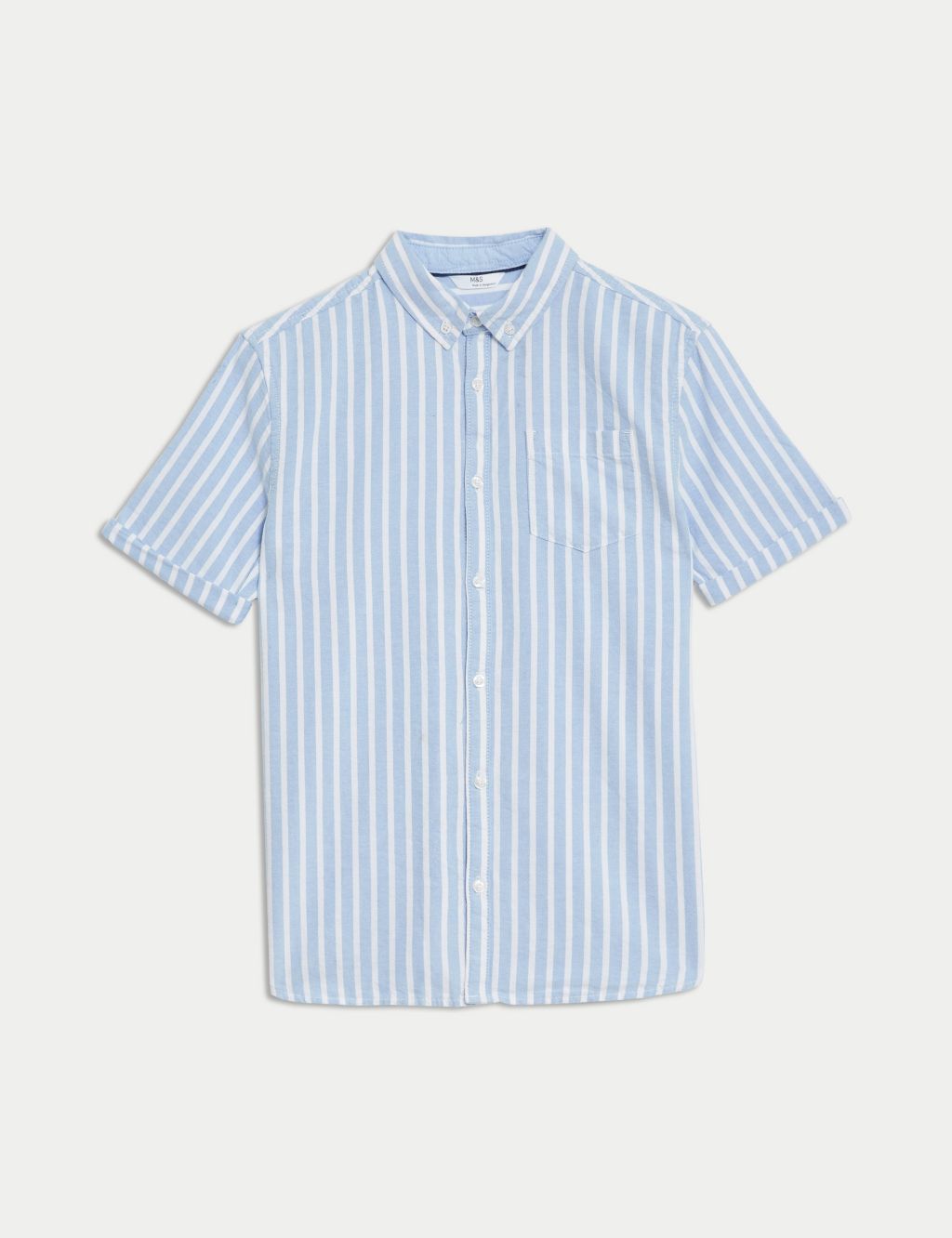 Pure Cotton Striped Shirt (6-16 Yrs) image 2