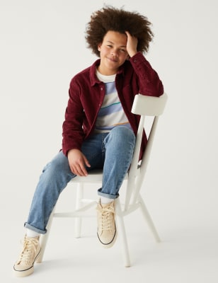 

Boys M&S Collection Pure Cotton Cord Shirt (6-16 Yrs) - Dark Burgundy, Dark Burgundy