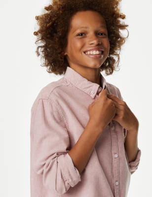 Pure Cotton Oxford Shirt (6-16 Yrs)