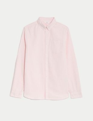 Pure Cotton Striped Oxford Shirt (6-16 Yrs)
