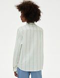 Cotton Rich Striped Shirt (6-16 Yrs)